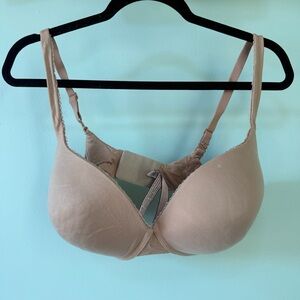 Body by Victoria Secret Lined Demi Bra 40D Underwire Padded Convertible Strap